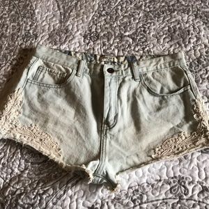 High waisted shorts
